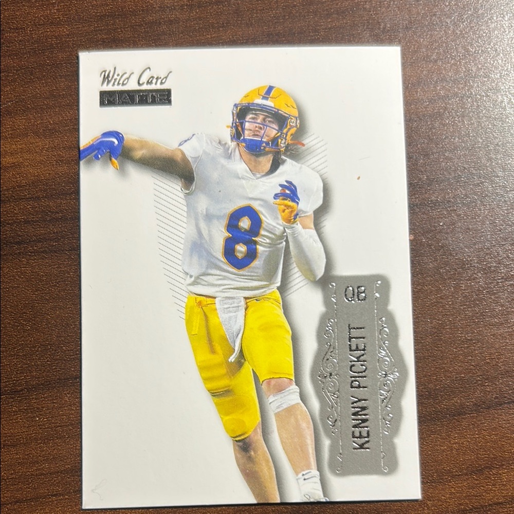 Wild Card Matte Football Card